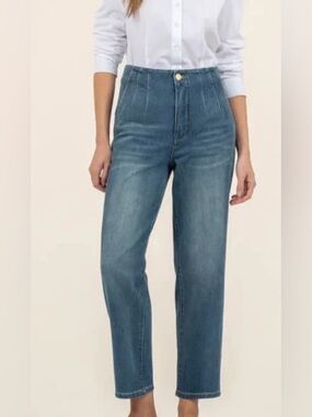 Kut From The Kloth Fay Ankle Straight Leg Jeans, Size 6